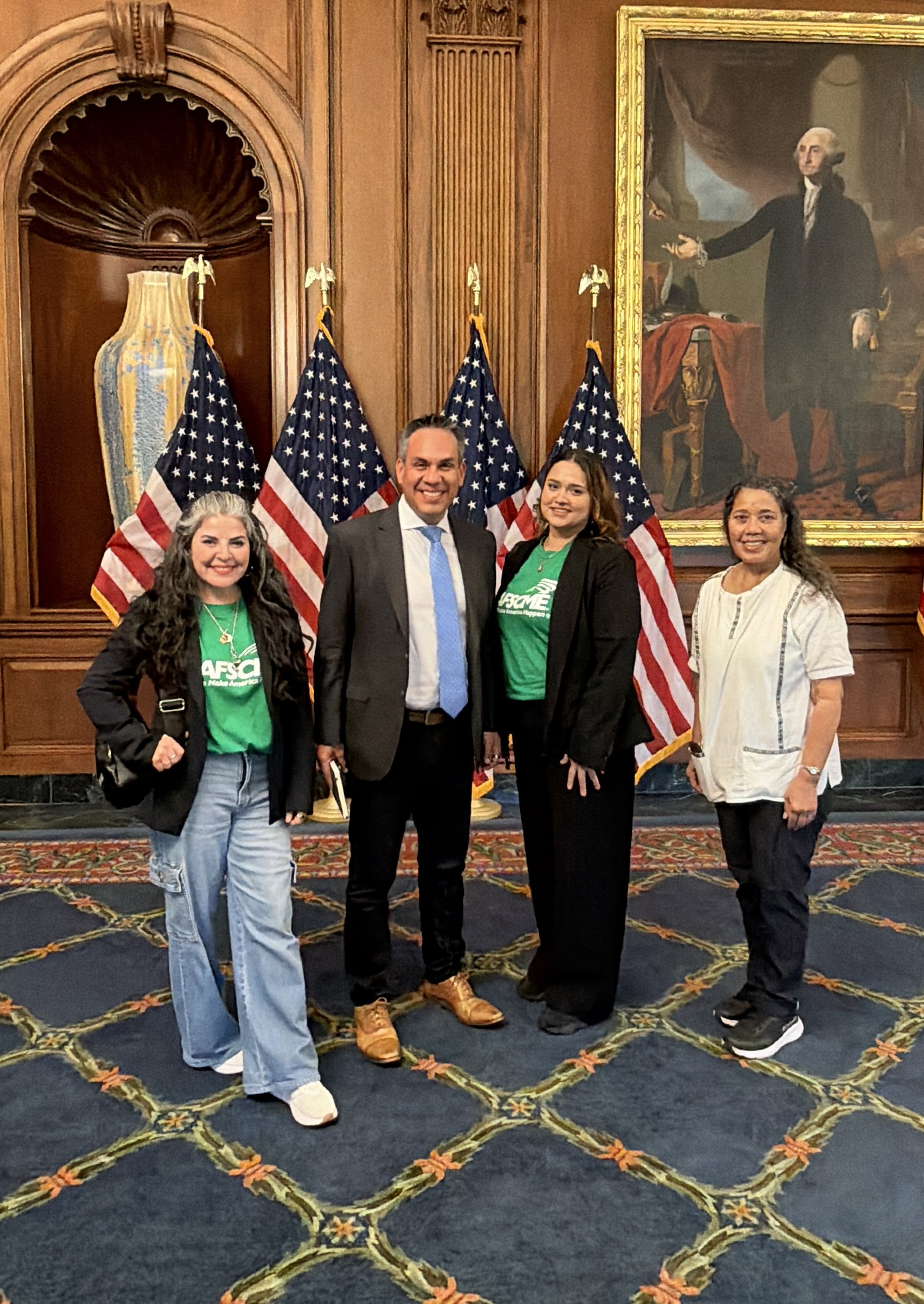 AFSCME nurses go to Capitol Hill to demand recognition as professionals 