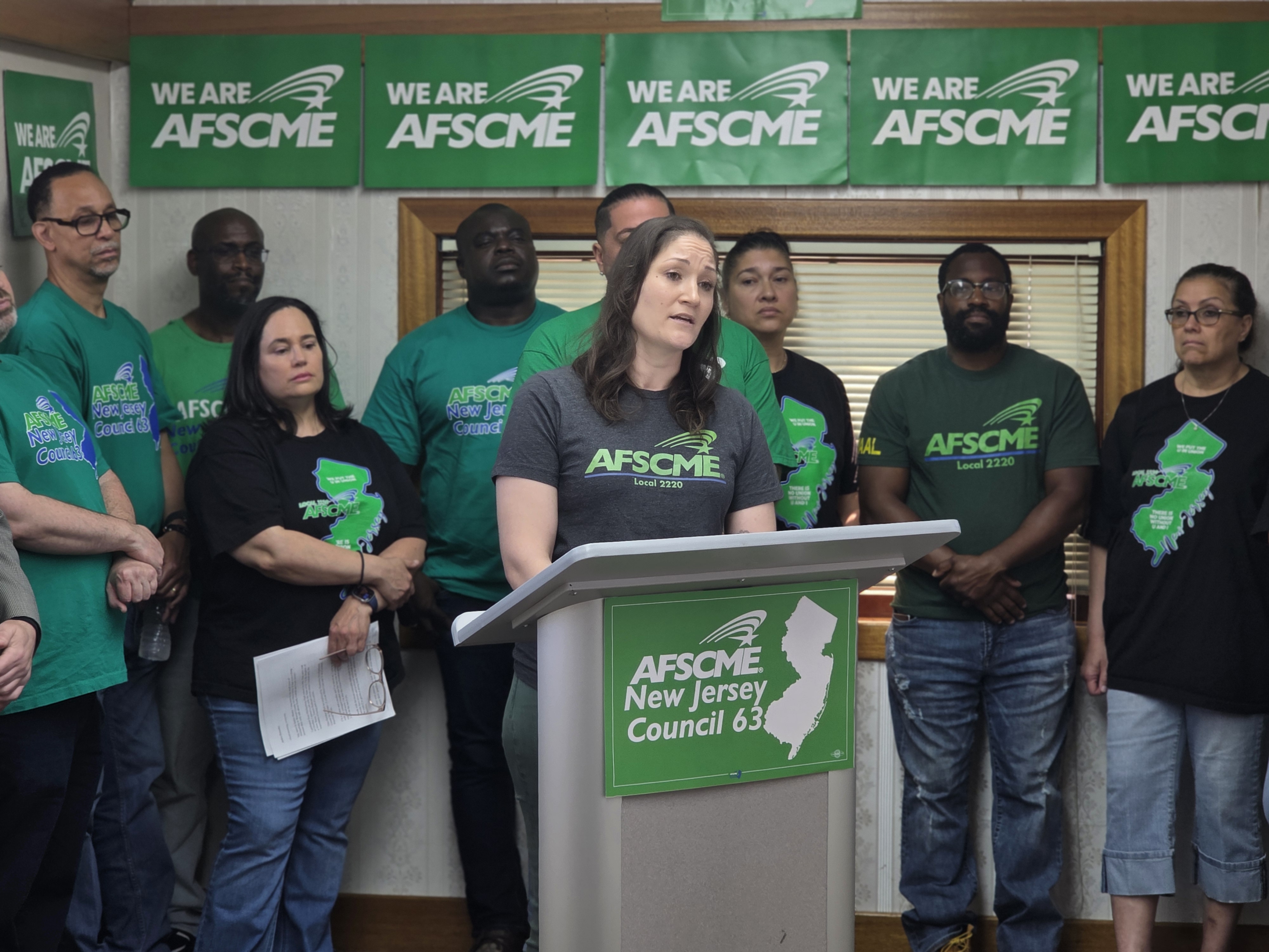 AFSCME New Jersey members hold congressman accountable for affordability crisis