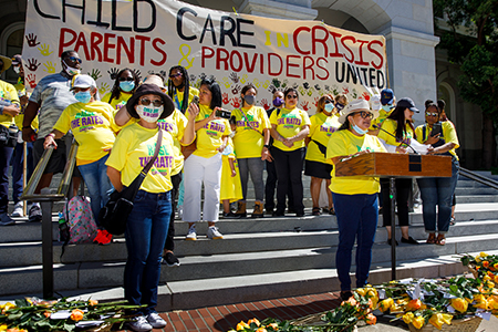 Child care providers ratify historic first contract with state of California 