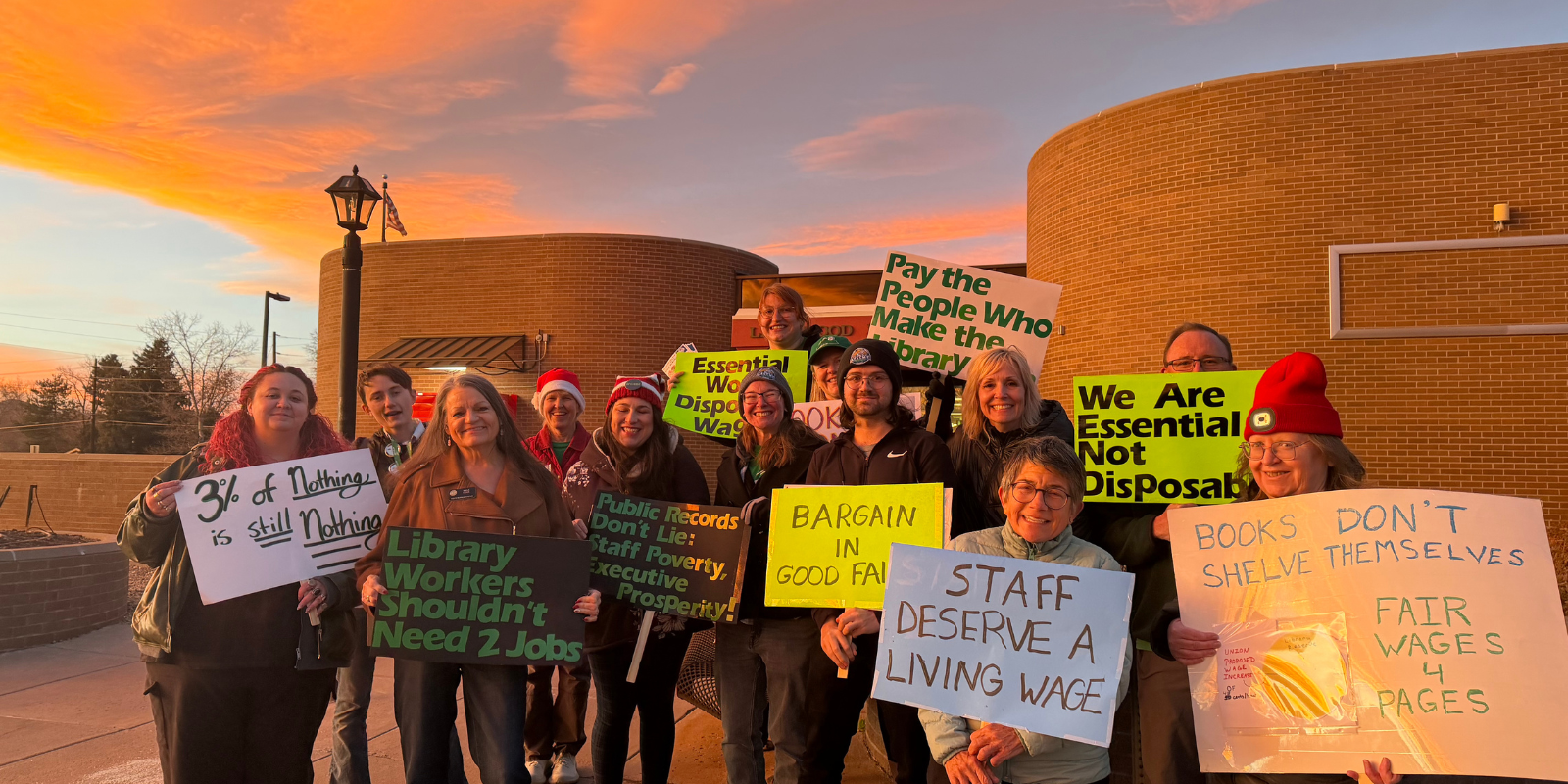 AFSCME members at public library in Colorado celebrate first contract win 