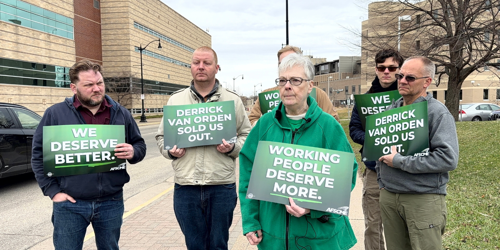 AFSCME members in WI speak up on rising costs, hold congressman accountable  