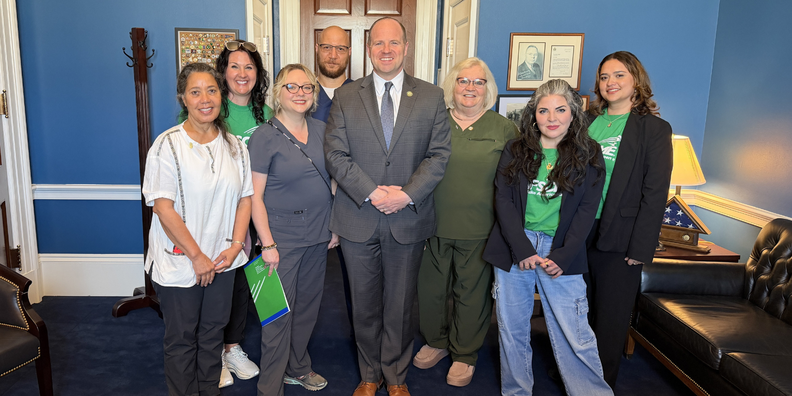 AFSCME nurses go to Capitol Hill to demand recognition as professionals 