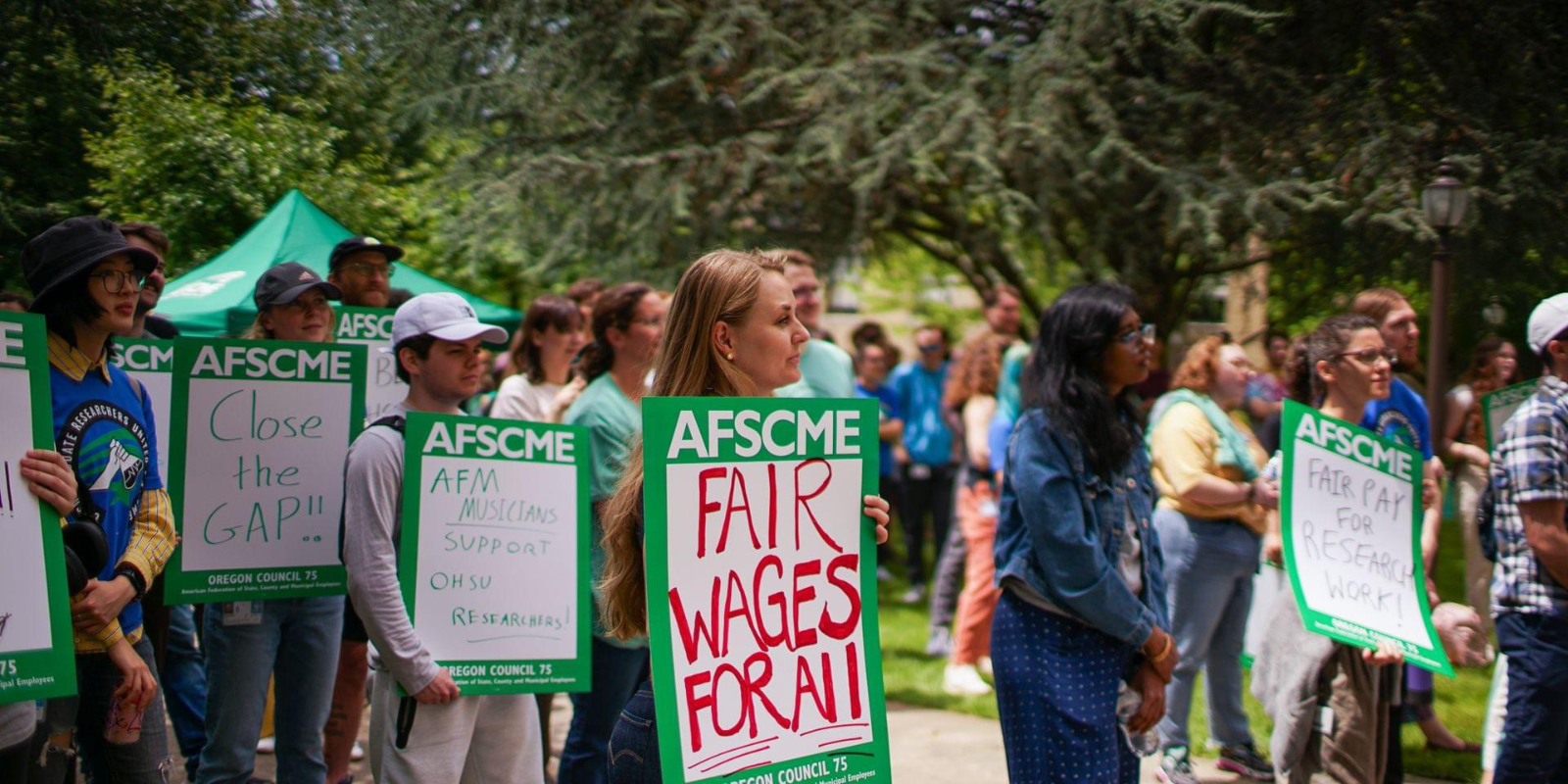 Medical university research workers seek to build power through Oregon AFSCME