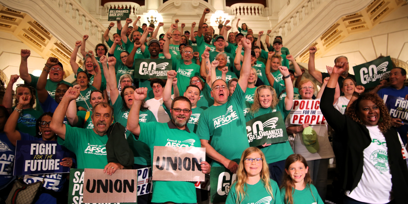 ‘Save Public Services’ week of action brings out the fight in the Green Machine 