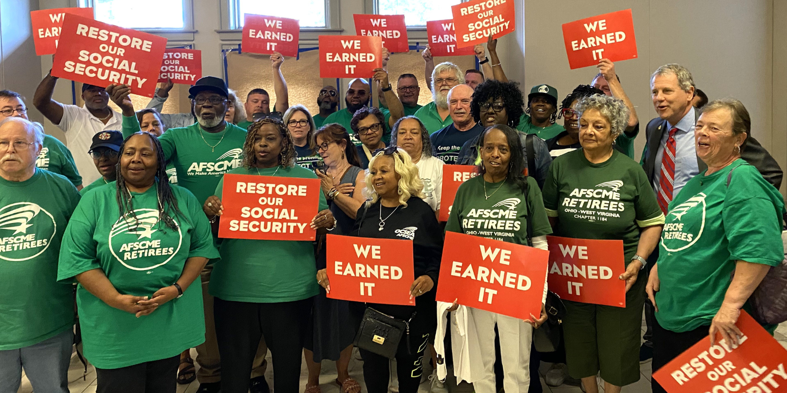 AFSCME member testifies about the devastating impact of Social Security cuts