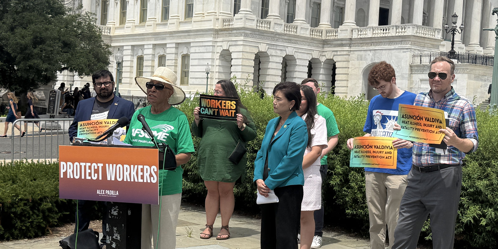 As temperatures soar, AFSCME members fight for new heat standard legislation 