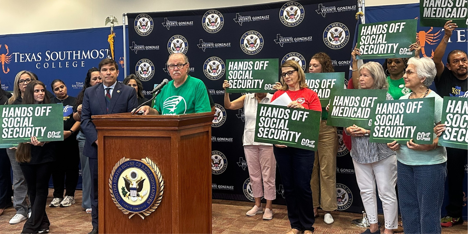 Texans celebrate Social Security turning 90 by rallying to protect it 