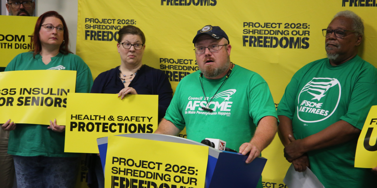 Union members in MI, PA highlight how Trump’s Project 2025 will shred our freedoms