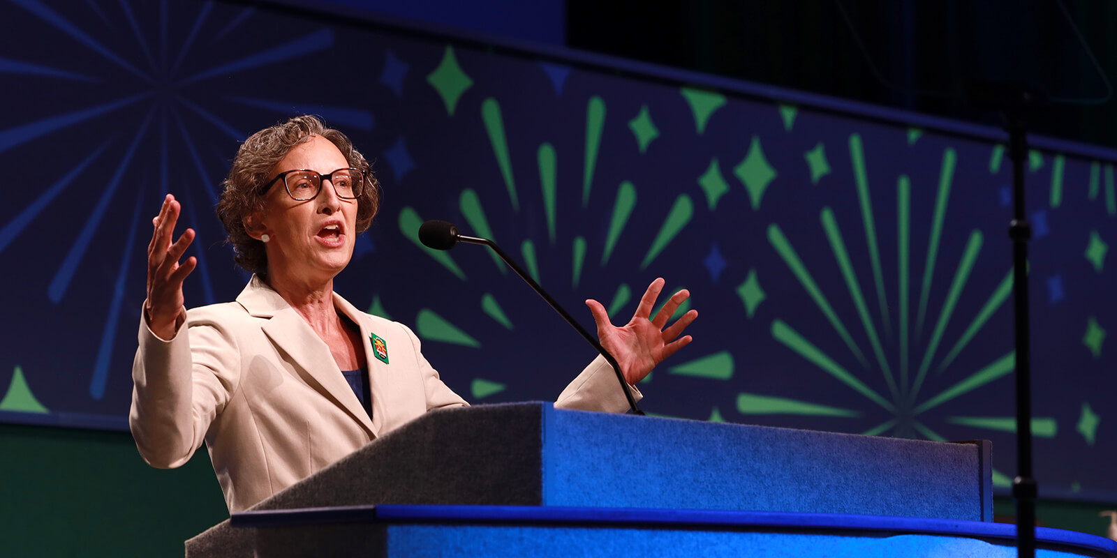‘Our stories are powerful tools’: Secretary-Treasurer McBride delivers convention keynote