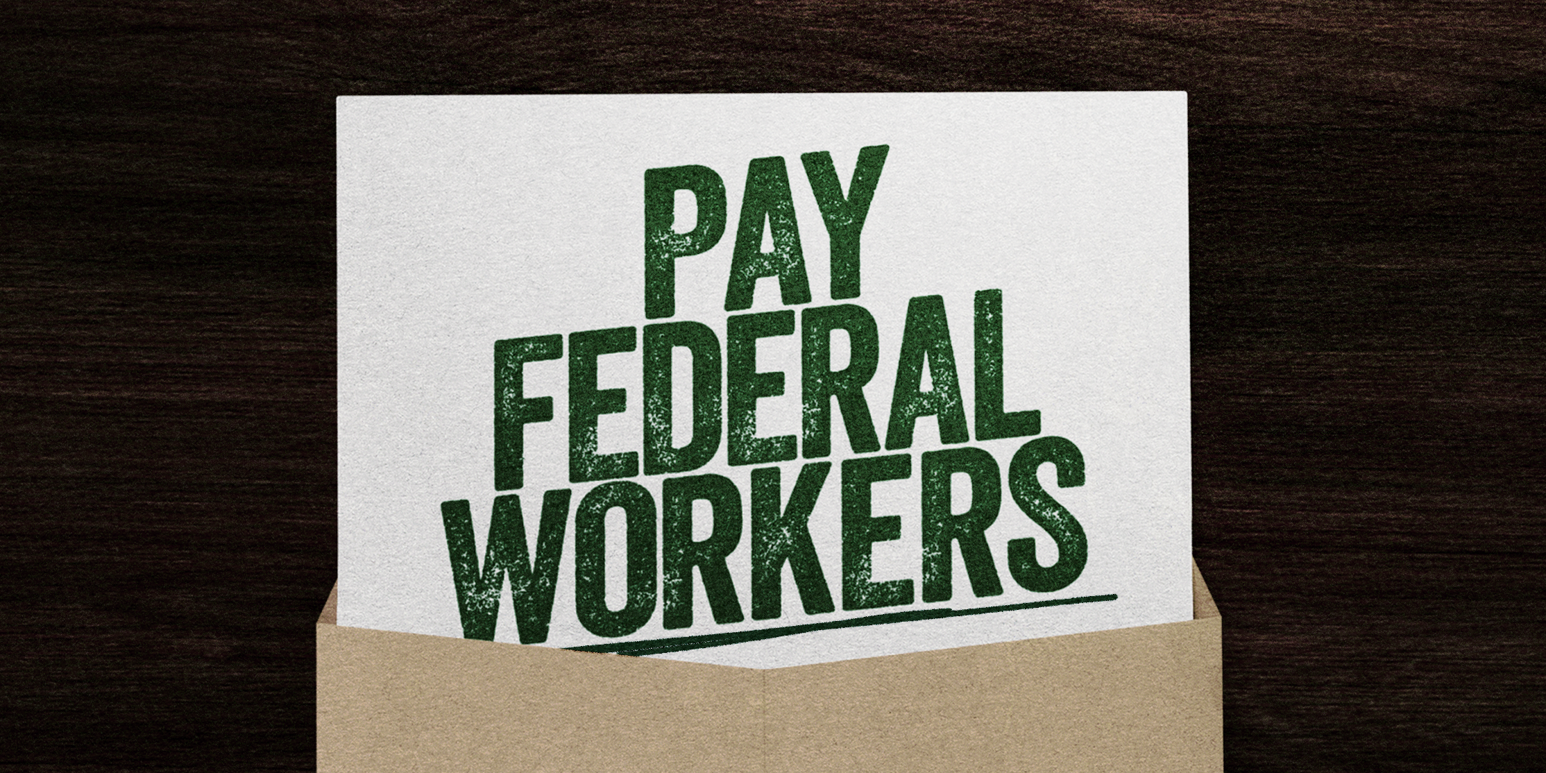 We demand back pay for furloughed federal workers 