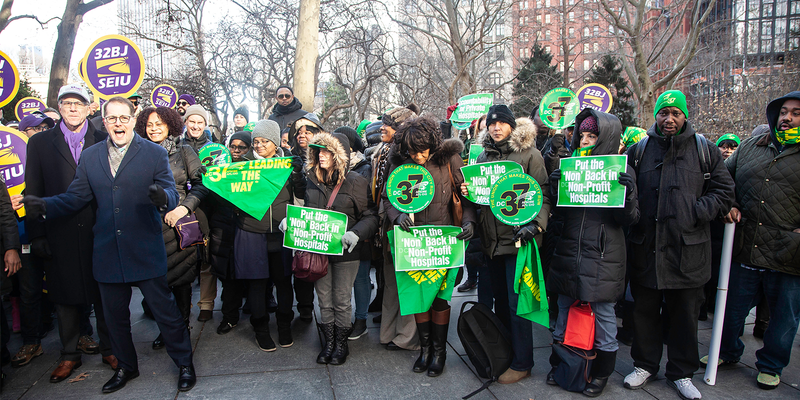 DC 37 Members Demand Accountability from NYC’s Private Hospitals