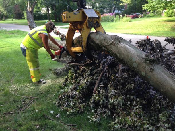 Record Rains Put Workers to the Test