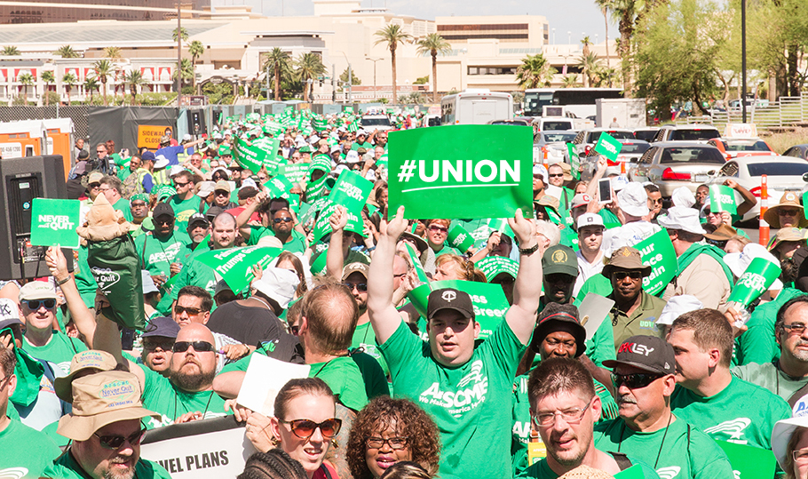 Stand with working people across the country. Share your #UNION photo.