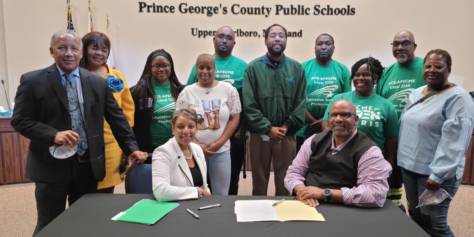 Personal de apoyo educativo del Condado de Prince George, Maryland, logra avances en nuevo contrato