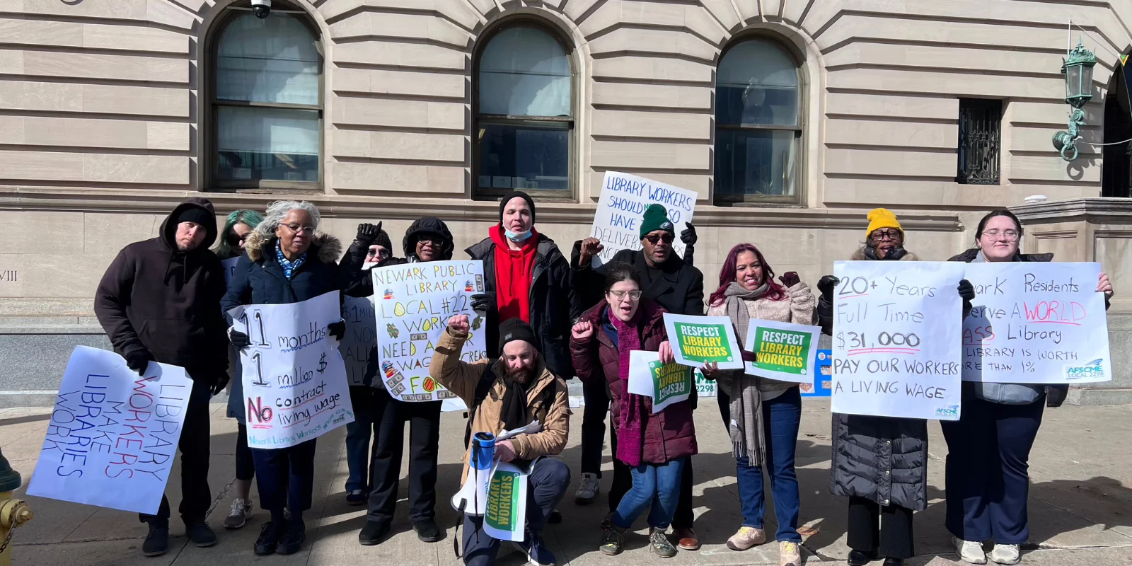 New Jersey library worker strike
