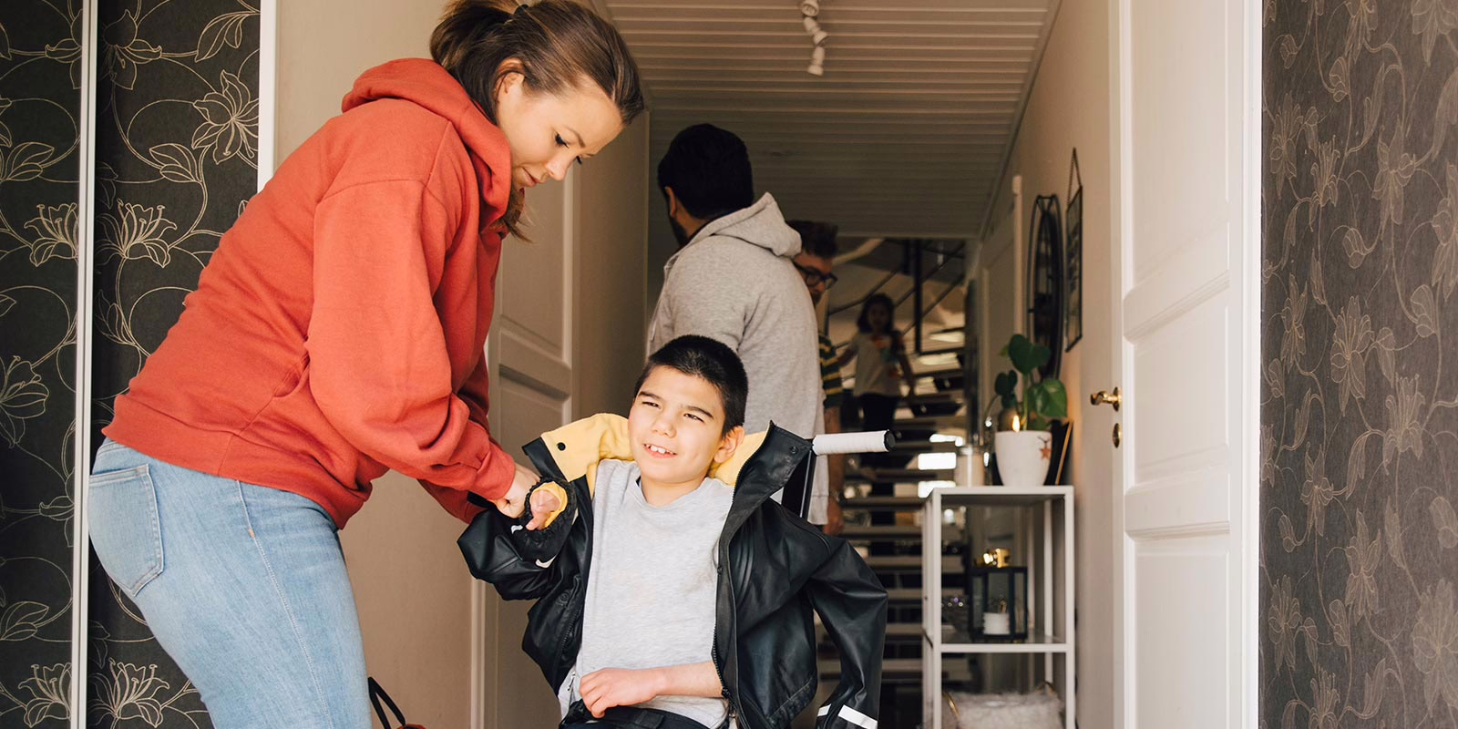 Child with needs and parent