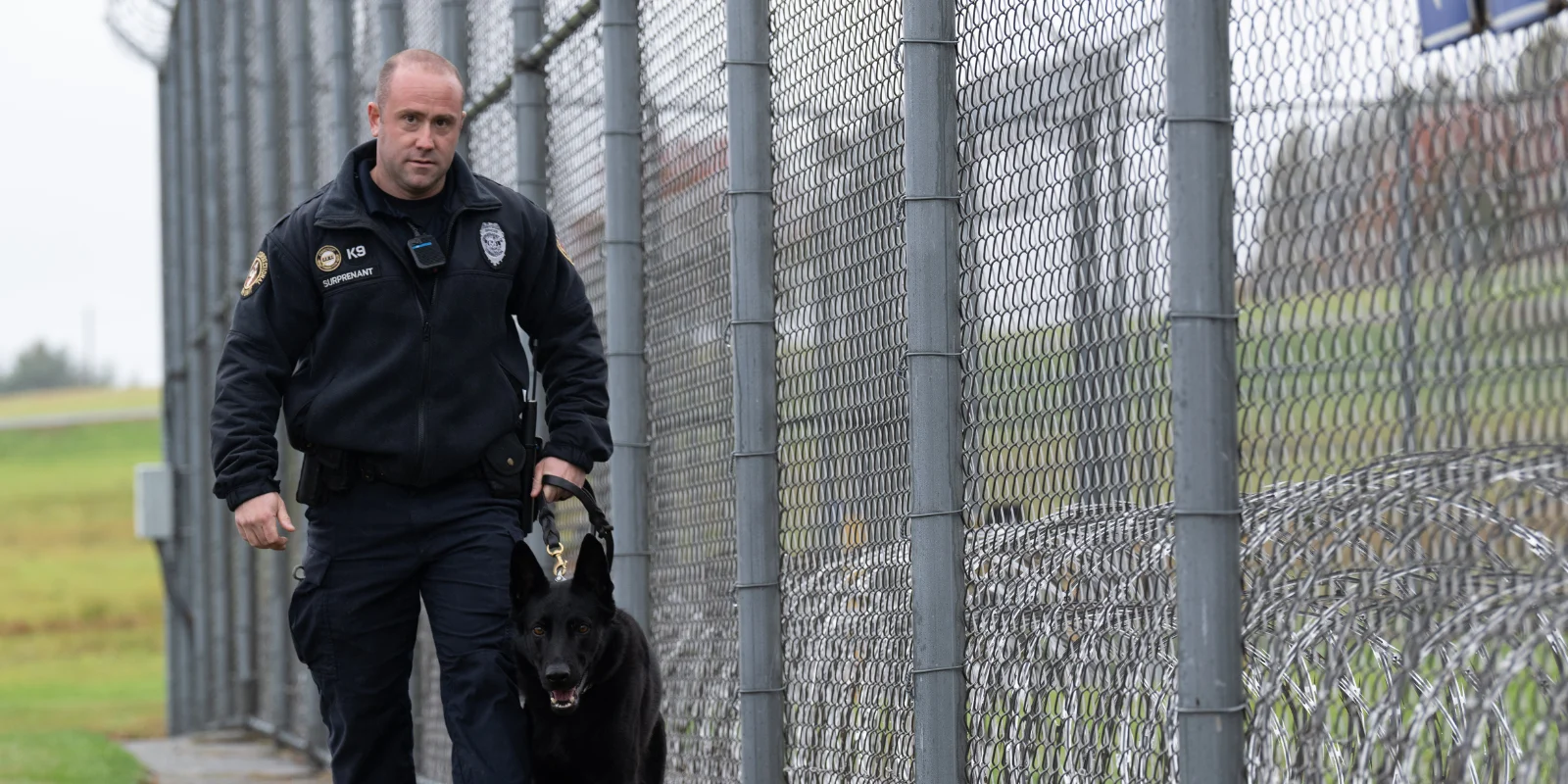 Officer with dog