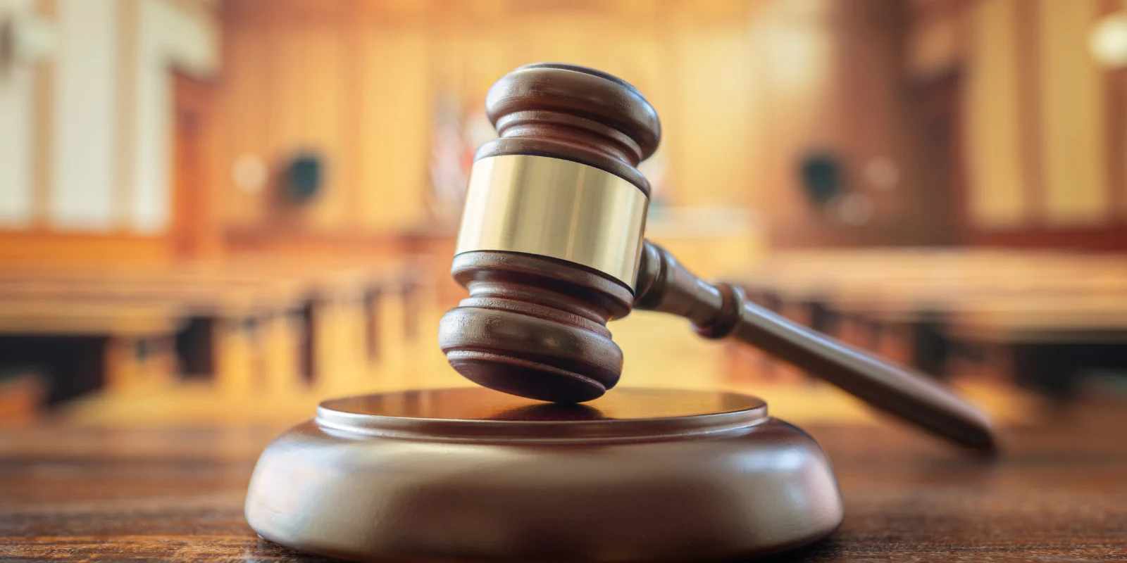 Gavel close up