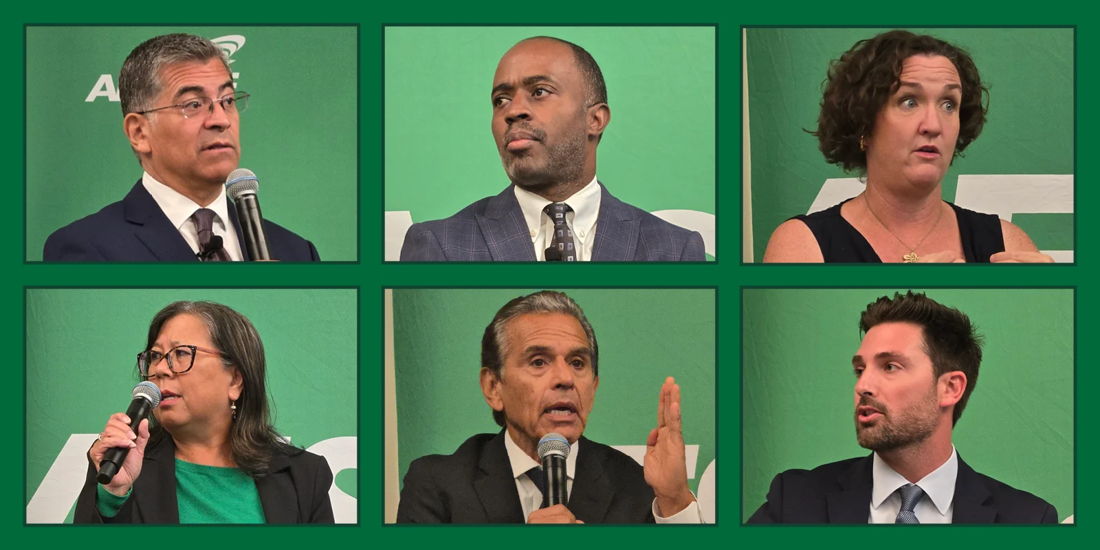 Governor candidates collage