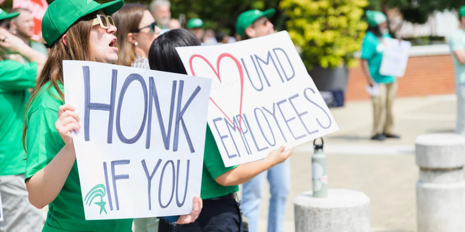 Members of AFSCME Council 3.