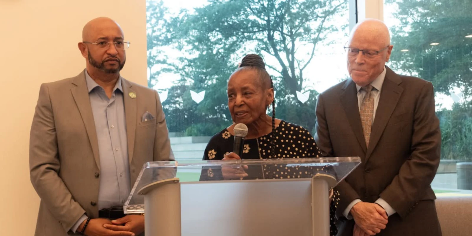 Lillian Roberts speaks
