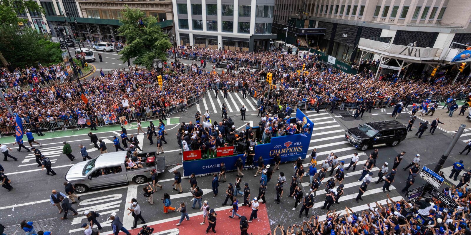 Knicks Ticker Tape Parade in 2026