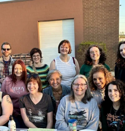 Workers at the Geneva Public Library District in Illinois