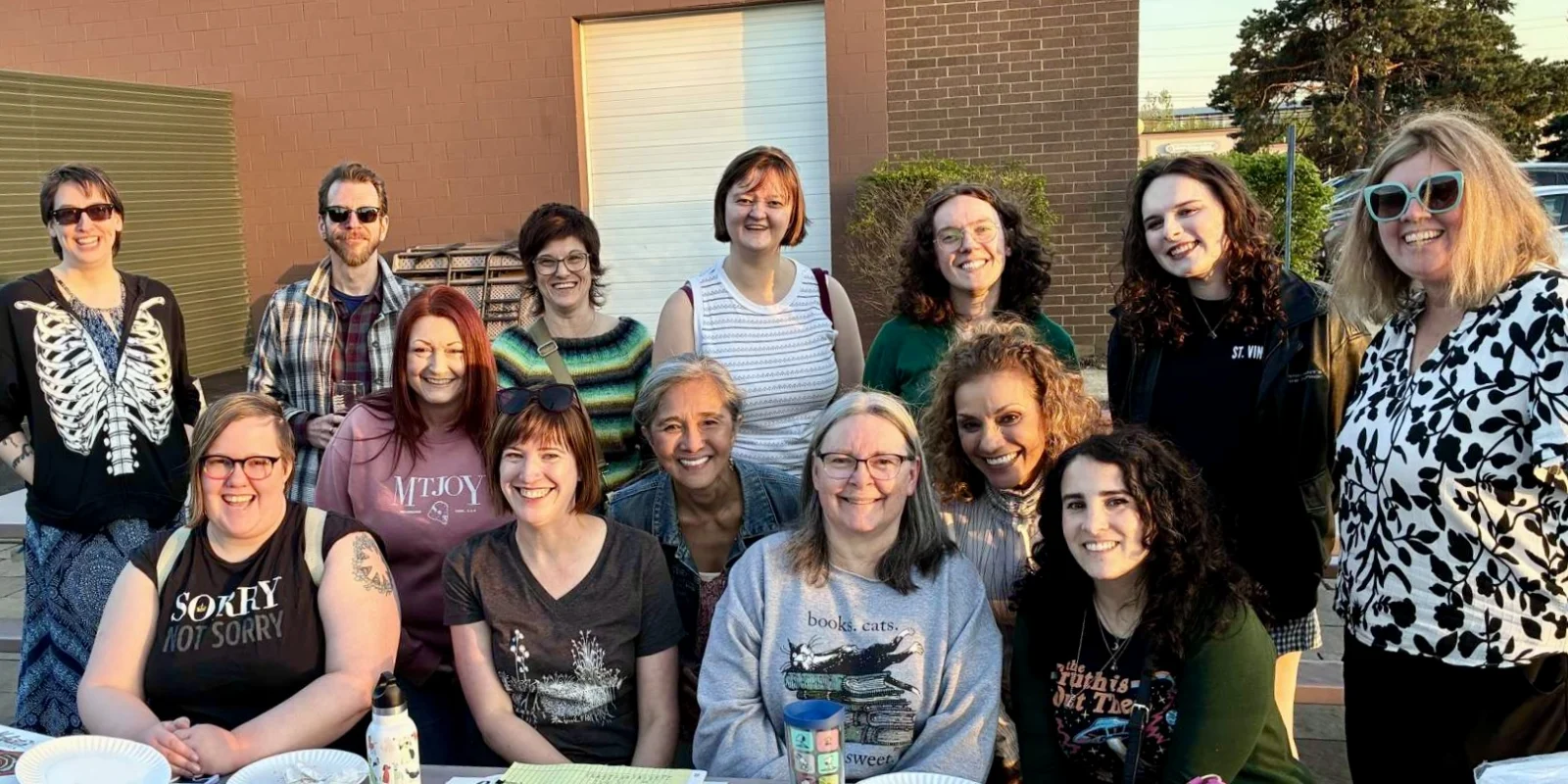 Workers at the Geneva Public Library District in Illinois