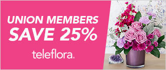 Members save 25% off flowers